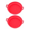2 PCS Fryer Silicone Basket Nonstick Silicone Liners Fryer Pot