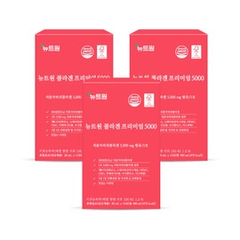 Newt One Collagen Premium 5000 Low Molecular Fish Young Collagen 300 Daltons 5000mg 15 sachets / 뉴트원콜라겐프리미엄5000 저분자피쉬 어린콜라겐 300달톤 5000mg 15포X3bx