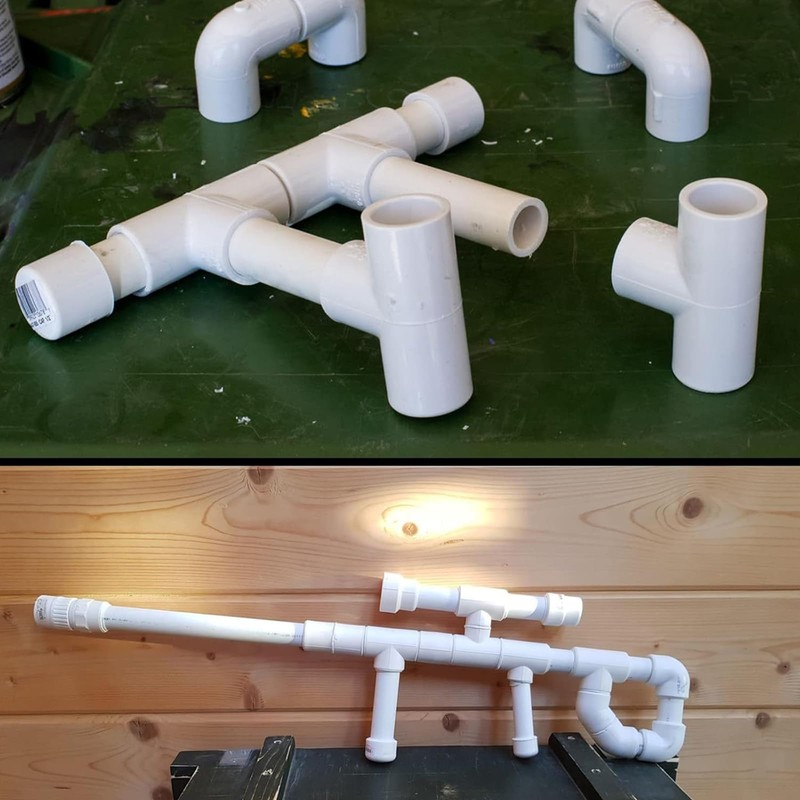 Nlvnmv 12 Pack 3-Way Tee Connector, 20 MM/0.79" PVC Pipe