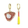 Colorful Baseball Shape Sports Lover Dangle Earrings for Women Jewelry