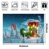 COMOPHOTO Winter Snow Landscape Backdrops for Photography 7x5ft Vinyl Christmas