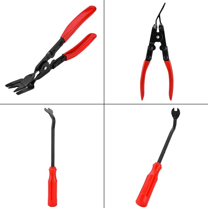 13Pcs Universal Car Door Panel Trim Dashboard Clips Pliers Fastener