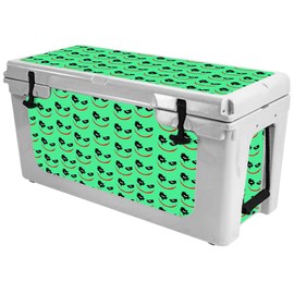 MightySkins (Cooler Not Included) Skin Compatible with RTIC 65 Cooler (2017 Model) - Why So Serious | Protective, Durable, and Unique Vinyl Decal wrap Cover | Easy to Apply | Made in The USA