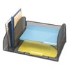 Safco 3264BL Desk Organizer Two Vertical/Two Horizontal Sections 17 x