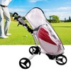 Golf Rainproof Bag Cover,Portable PVC Transparent Dustproof Waterproof Golf Bag
