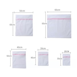 5PCS Clothing Washing Bags,Pink Mesh Laundry Bags,Laundry Bags For Washing Machine,Travel Storage Organize Bags,Bra Washing Machine Bag(20 * 30CM/30 * 40CM/40 * 50CM/50 * 60CM/60 * 60CM)