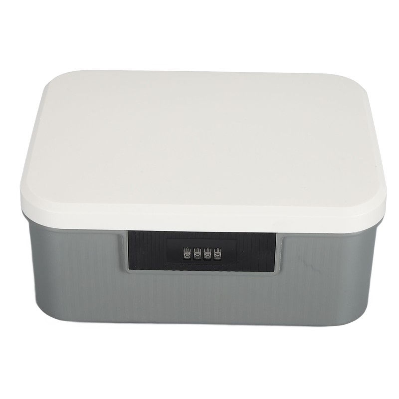 9L Capacity Lockable Storage Trunk for Files Document Organizer Double