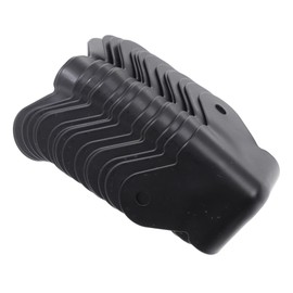 IWOWHERO 20pcs Anti-Collision Speaker Corner Cover Iron Wrap Protector for Furniture Cabinets Edge Guard for Speakers Black Corner Protectors