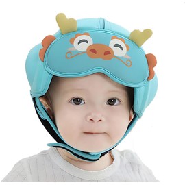 MamboBaby Safety Helmet for Crawling & Walking - Ultra Lightweight Adjustable Infant Head Protector 10-24 Months, Breathable Anti-Collision Soft Helmet with Secure Fit Design