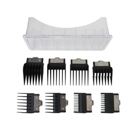 8 Sizes Hair Clipper Guards Kit Fit for BaBylissPRO Barberology FX870, FX890, FX825, and FX673 Clippers, Replacement Guards Set w/Metal Clip From 1/16-3/4 inch Snap on Comb Set by XSPANDER