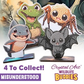 CRYSTAL ART Alligator Wildlife Buddies Kit Craft Buddy