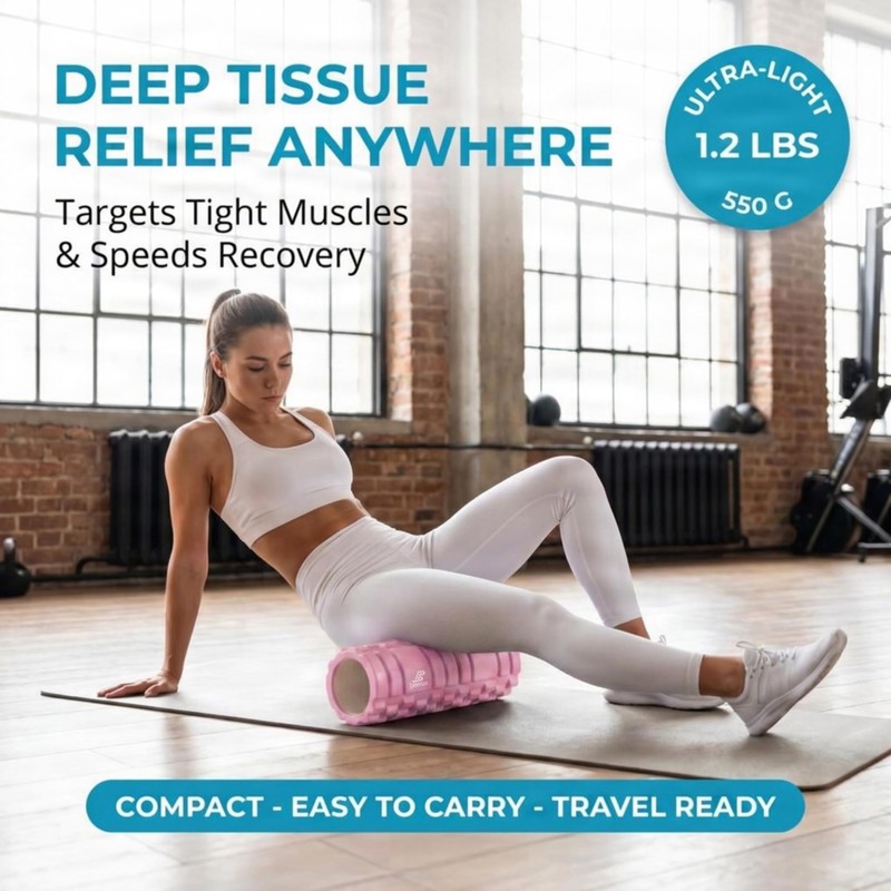 Beenax Foam Roller - Deep Tissue Muscle Massage & Trigger