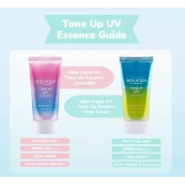 Rohto Skin Aqua Tone Up UV Essence Mint Green SPF50+ PA++++ 80g