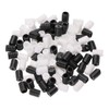 Penta Angel Cord Locks Toggles 100Pcs Black &amp; White Silicone