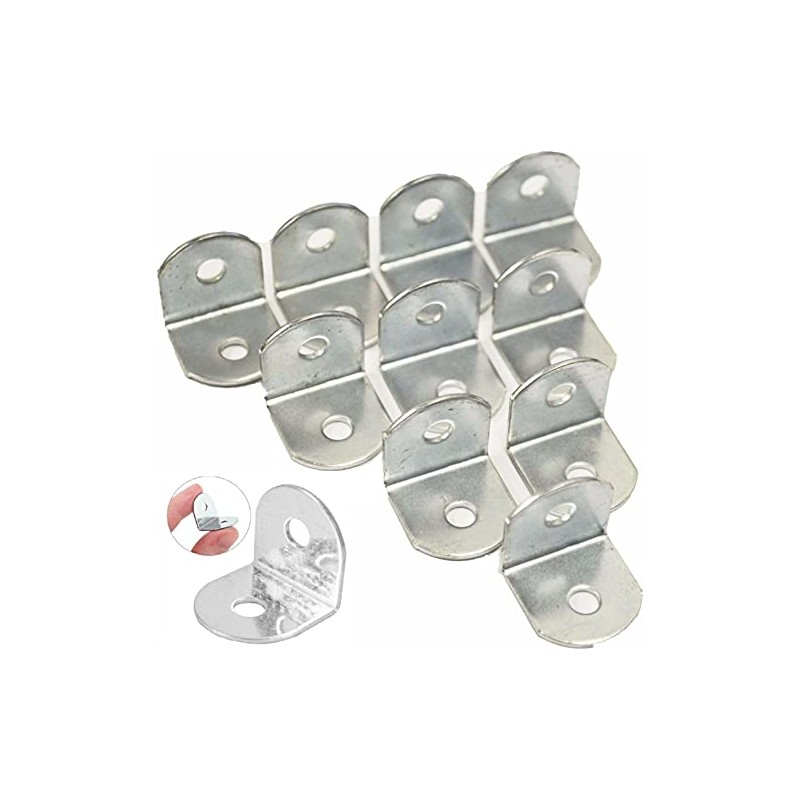 SISI UK® 10 x Right Angle Brackets 19mm L Shape