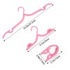 16 x Foldable Hangers with Non-Slip Surface in Four Colours,
