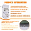 HUAREW 110V Digital Temperature Controller, LCD Screen Heating Cooling Thermostat