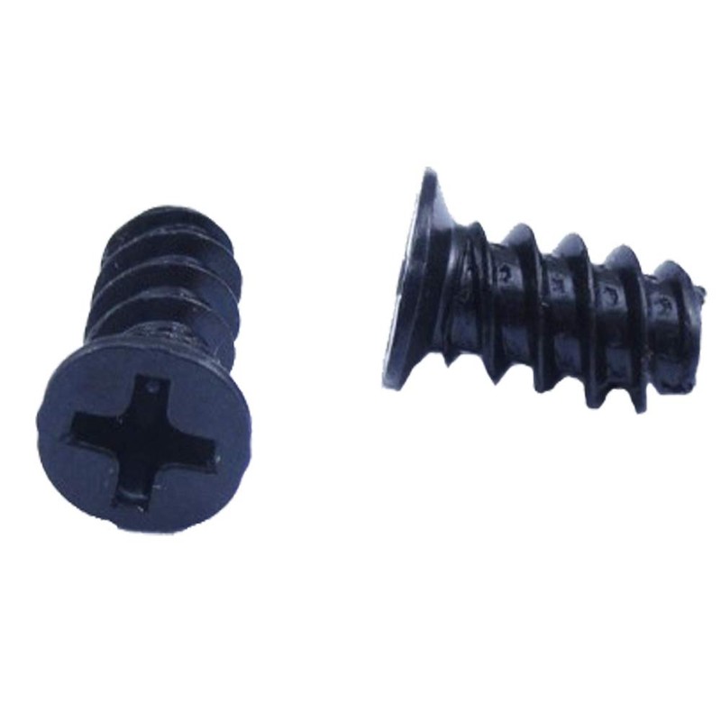 Computer Case Fan Mount Screws, Cross Screw, Black, 50 Pieces