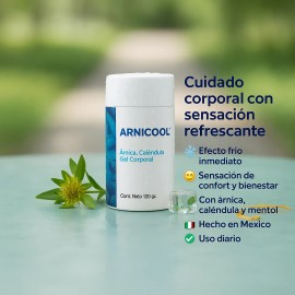 Pack 3 Gel Árnica Caléndula Arnicool 130g Sensación Frescura Mentol