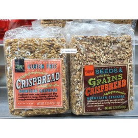 Generic Trader Joe’s Gluten Free Seeds & Grains Norwegian Crispbread 7.55oz/214g (Two Bags)