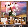 Vohado He is Risen Photo Booth Backdrop Easter Christian Cross