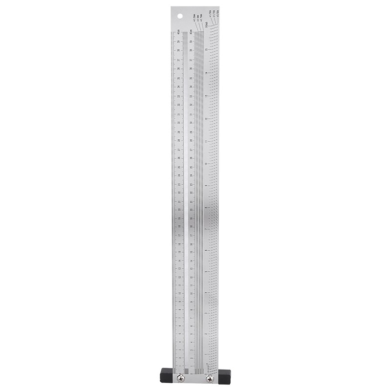 Ultra Precision Marking Ruler Stainless Steel Woodworking Scribing Ruler Gauging