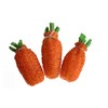 Rabbit Loofah Carrot Toys Natural Funny Teeth Grinding Bite Resistance