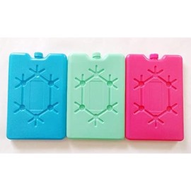 Ice Pack Bricks Freezer Blocks | Reusable | For Cooler Bag Box Travel Picnic Camping Lunch Box(Any Random Color) (Pack of 2)
