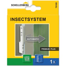 Schellenberg 70100 Hinge with Closing Spring for Door and Window Protection Against Insects, Pack of 1, White