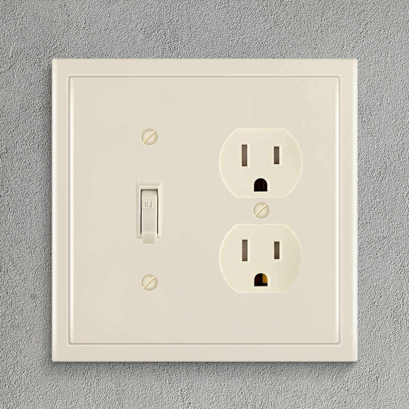 Henne Bery Modern Edge Decorative Wall Plate Switch Plate Outlet