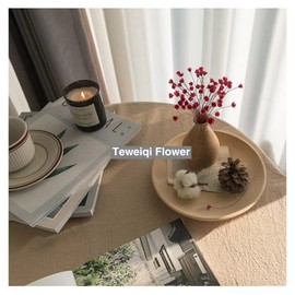 Natural - Dried - Flowers Brazilian Small Star Daisy Dried Decorative Mini Chamomile Bouquet for Wedding Floral Arrangements Home Decorations Valentine's Day Gifts (200 Stems) (Red)