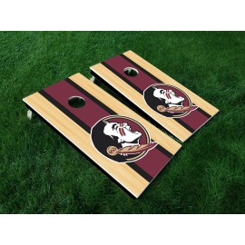 Unbranded FSU Seminoles Florida State Cornhole Board Decals Wraps Skins 24.25" x 48.25" - with lamination