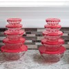Classic Cuisine Glass Bowls with Lids Set - Mixing Bowls