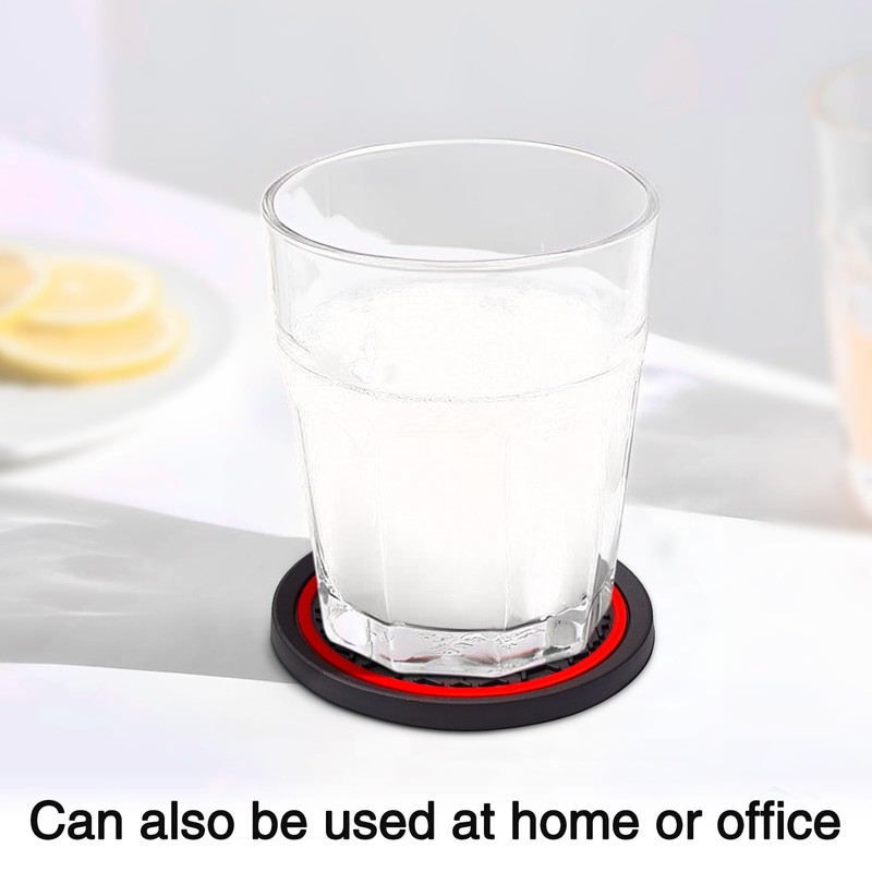 Auprite Car Cup Coasters, 2 Pack 2.77 Inch Universal Auto