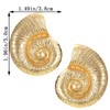 CWVHQ Bohemian Conch Shell Earrings for Women Statement Long Gold