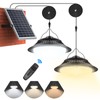 UPONUN Solar Pendant Light Motion Sensor 2 Pack, 5 Modes
