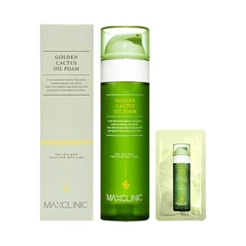 Home Shopping Dongil Max Clinic Oil Foam Cleansing Golden Cactus Large Capacity 110g 1ea / 홈쇼핑 동일 맥스클리닉 오일 폼 클렌징 골든 선인장 대용량 110g 1개