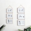 Triple Hanging Picture Frame,vertical collage picture frames,Rustic Wood Picture Frames