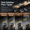 Blycorul Cordless Mini Polisher,1/1.5/2Inch,DA&RO with 11 Variable Speed 2500-6000 RPM,2.3Ah