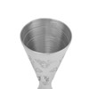 Jigger Stainless Steel Leaves Stripe Double Head Cocktail Bartending Jigger