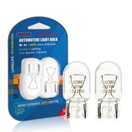 ALKOREY-T20 W21W 7440 Bulb,2700K Warm White 12V 21W 7440 Replacement Bulbs for Back Up Reverse Lights, Brake Tail Lights,Car Miniature Lamps,Ideal for Parking,2 Pack