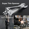 Leliafleury Super Thin Spanner, 2Pcs 20mm x 21mm Double Open