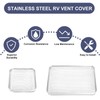 RV Furnace Screen for RV Water Heater Vent Cover, Stainless