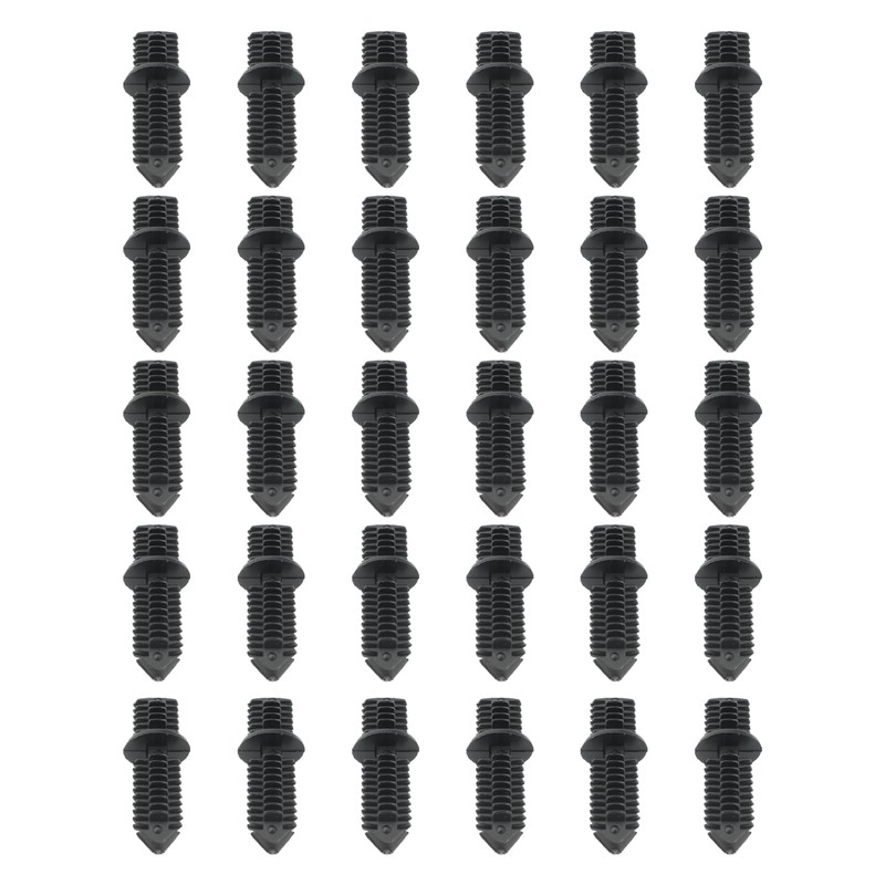 Topkidame 30pcs Double End Xmas Tree Retainer Clip Fastener 11/32"