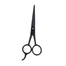 TEHAUX Men's Stainless Steel Beard Eyebrow Scissors Hairdressing Scissors Set Sturdy Practical Space-saving Black