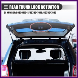 FUELHOOD Trunk Lock Actuator Motor, Rear Liftgate Tailgate Lock Actuator, for Toyota Prius 2010-2015, Metal, No.6935047041/6935047040/6935047020, Black Premium Fit Design