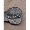 Vintage Albert Elovitz Violin Music Keychain Silver Pewter 2 Inch