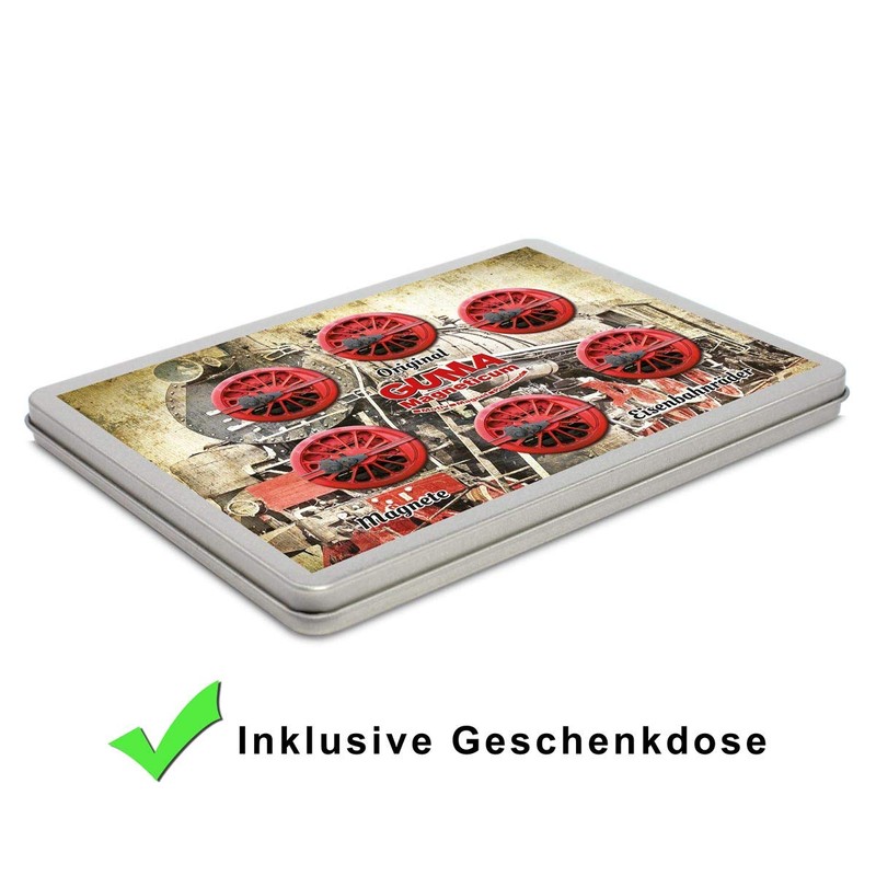 Magnets Railway Wheels Set of 6 Decorative Gift Set Fridge