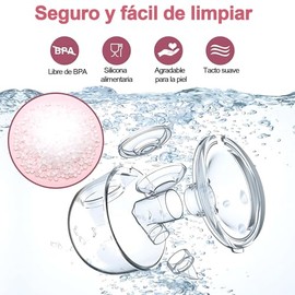 2 Piezas Extractor de Leche Elctrico Manos Libres,Bomba de Lactancia Doble Porttil, Extractor de Leche Silencioso Electrico,con Pantalla Led,Pantalla 