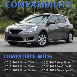 31728-3JX0A Transmission Filter Oil Pan and Gasket Kit Fits for Chevy Spark 2012-2015, Nissan Tiida 2013-2015, Sentra 2013-2018, Note 2012-2019, Versa 2012-2019, Replaces# 31728-3JX0B, 31728-3JX0C